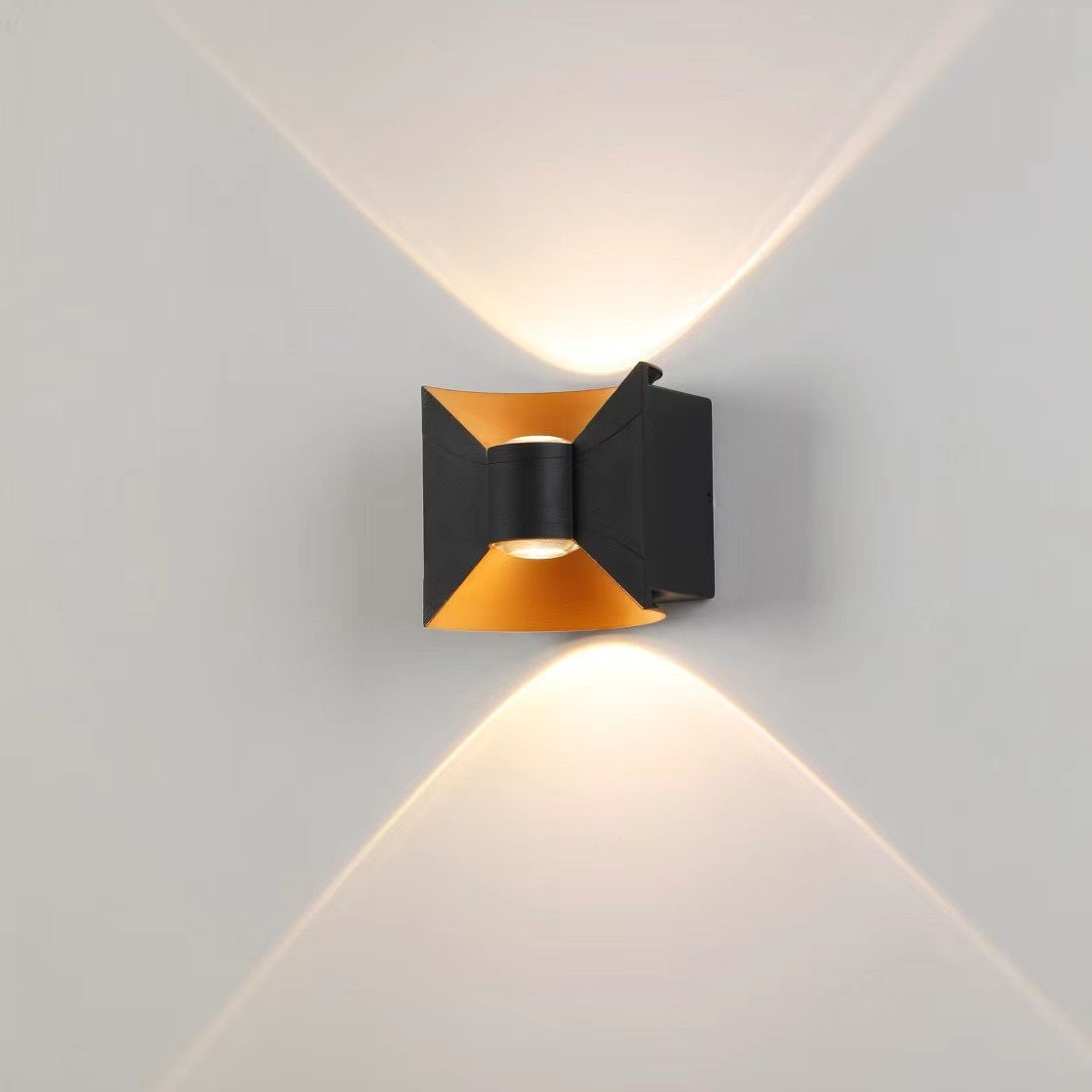 Lampade da parete a LED su e giù impermeabili per interni ed esterni in alluminio decorativo moderno