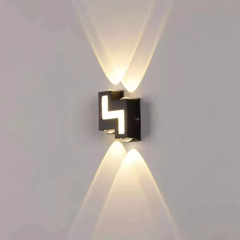 Impermeabile AC85-265V Lampada da parete a LED a parete Lampade da parete per interni moderne nordiche Soggiorno Portico all'aperto