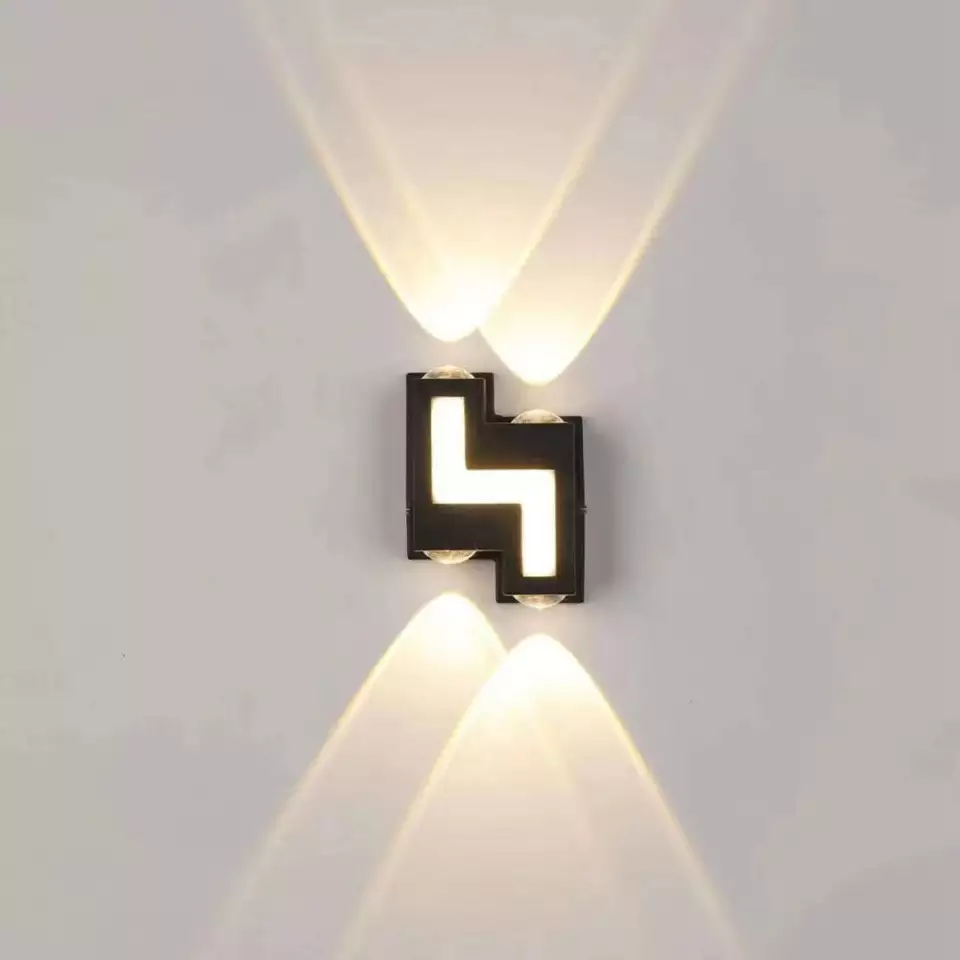 Impermeabile AC85-265V Lampada da parete a LED a parete Lampade da parete per interni moderne nordiche Soggiorno Portico all'aperto