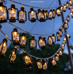 1M 10LED LED String Lights Fairy Ball Lights LED Outdoor Camping Chain Festival Holiday Outdoor Decor Lampada a batteria Natale