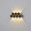 Lampade da parete Led Honeycomb Gold Black Light up and Down Corpo luminoso Lampada Stile di illuminazione Ufficio moderno Rohs Epistar Flusso di ingresso
