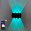 Applique da parete per interni Telecomando APP Lampada da parete a LED dimmerabile compatibile con Bluetooth RGBW Utilizzato per decorazioni natalizie AC85-265V