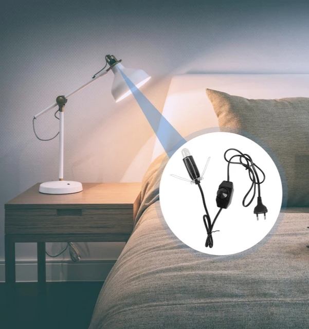 US AU UK EU a E14 E27 Cavo di alimentazione Base a vite Portalampada Lampada a sospensione a LED Testa con interruttore 303 Cavo di estensione 1,8 m Portalampada