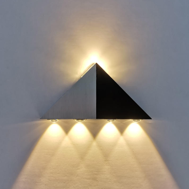 Hagood nuovo arrivo 5W triangolo decorativo applique da parete a led AC85-265V illuminazione per interni Fantasia scandinava Semplice vintage moderno