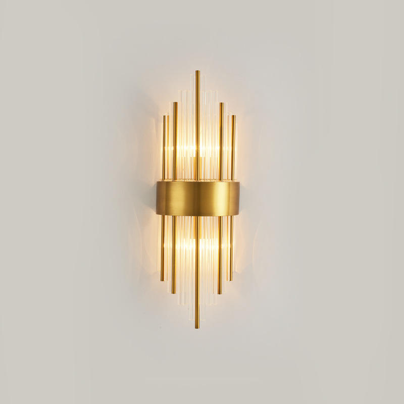 La moderna illuminazione per interni domestici applique da parete lineare a LED è applicabile alle luci di lusso della lampada da parete della camera da letto e del soggiorno per la casa