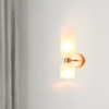 Lampade da parete a candela in stile francese Lampada da comodino per camera da letto per bambini creativa nordica Lampada da parete per arredamento camera da letto petalo rosa