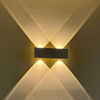 Moderna lampada da parete a LED per interni Lampada da comodino Soggiorno Illuminazione domestica Corridoio Corridoio Decorazione Luce in alluminio AC85-265V