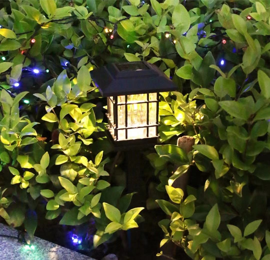 5LED lampada da cortile solare lampada da giardino lampada da giardino lampada solare da giardino traliccio per esterni decorazione della luce della stanza antica in stile americano 