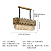 Lampadario di cristallo a LED Lampadari per sala da pranzo Lampadario moderno Lampadina E14 Lampadario ad anello per soggiorno Lampada a sospensione Lampadario di cristallo stile illuminazione decorativa