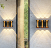 Lampade da parete in vetro da giardino Lampada da esterno per esterni Retro IP65 LED impermeabile per portico di casa Corridoio GatewayGate Patio