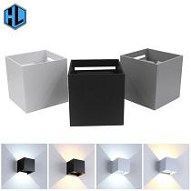 Lampada da parete a LED bianca da 12W per esterni impermeabile IP65 Lampade da esterno per esterni in stile nordico moderno con montaggio a parete