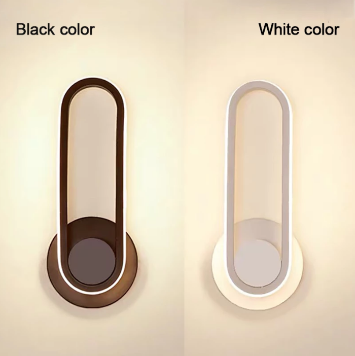 Lampada da parete girevole per camera da letto Touch Comodino per interni Soggiorno Applique da parete a LED Apparecchio per scale Lamparas decorative Hagood