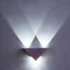Lampada da parete a led a nastro Triangle 3W per illuminazione interna AC85-265V Apparecchio di illuminazione in alluminio senza sfarfallio Telecomando Applique da parete