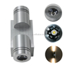 2x1W AC85-265V Lampada da parete a LED moderna in alluminio Lampada da parete Applique a specchio per la decorazione o l'illuminazione della parete interna