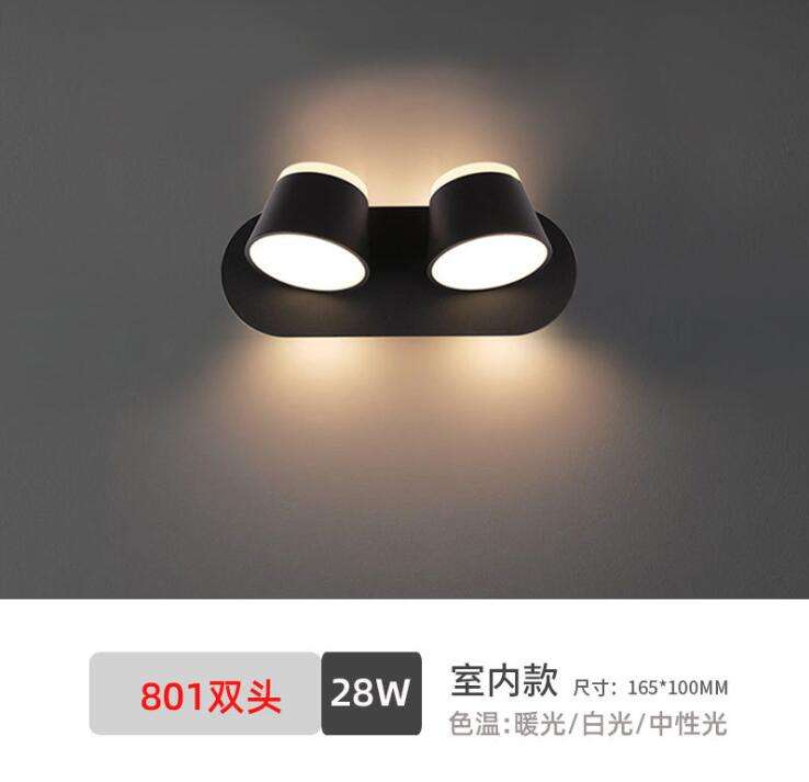 Lampada da bagno a LED Luci per trucco da bagno Lampada da parete Applique da bagno a led in alluminio