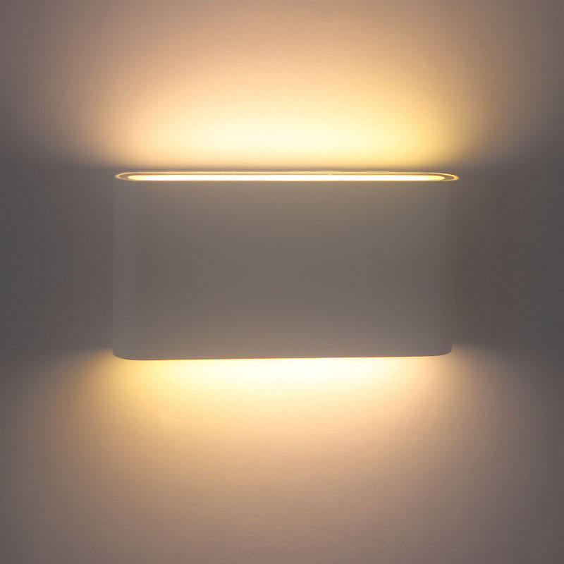 12W / 18W Alluminio AC85-265V Lampada da parete decorativa a LED ad alta potenza per interni Lampada da parete a LED su e giù per esterni Impermeabile IP65