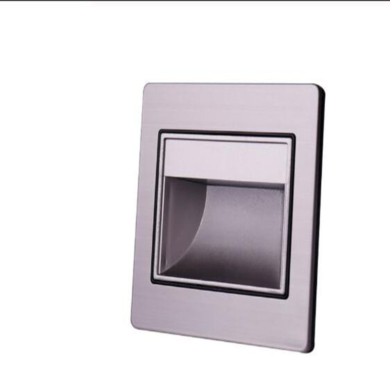 Prezzo di fabbrica a buon mercato LED Foot Light Lampada da incasso Steps Scaletta Lampada da parete Step Light cucina Ribalta a basso prezzo