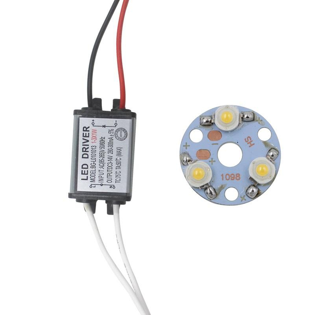 Lampadina ad alta potenza da 3 W con trasformatore di illuminazione del driver dell'adattatore del driver LED 280-300 mA