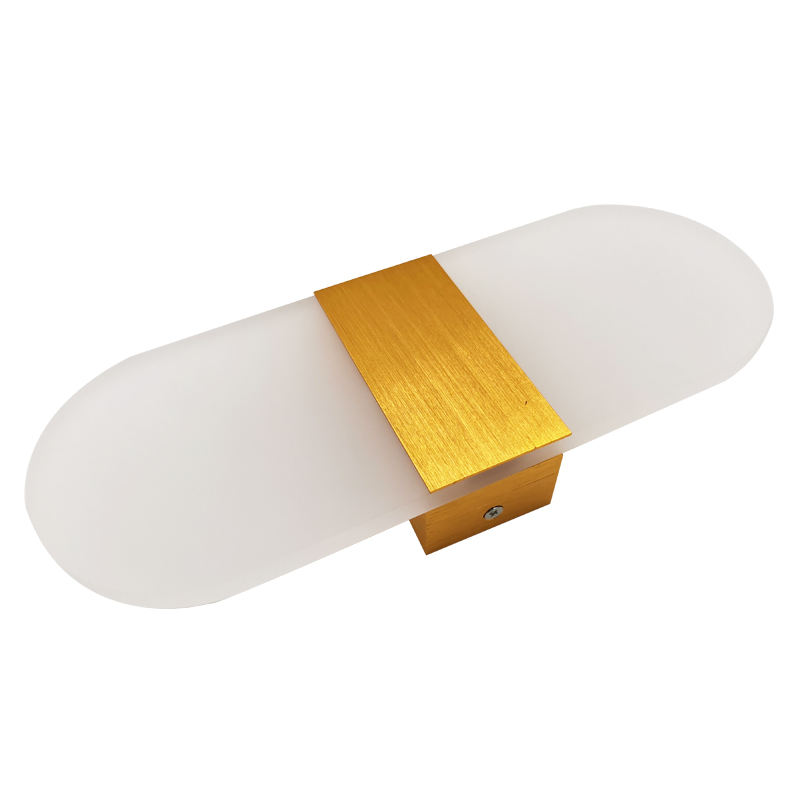 Migliore Vendita Pillole Acriliche Applique da Parete 6W LED Applique da Parete per Illuminazione per Interni Decorazione Industriale Corridoio Hotel Cafe Incorpora Sconce