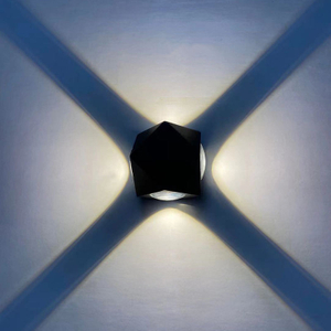 Lampada da parete 12W COB Chips Lampada decorativa da esterno impermeabile ad alta luminosità