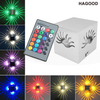 Lampada da parete RGB fantasia in alluminio 3W con controller per la decorazione della galleria d'arte 