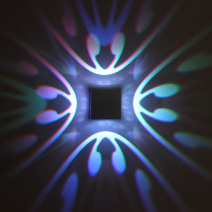 Lampada a led RGB di alta qualità Lampada da parete a farfalla a quattro lati e luce notturna per interni con prezzo di fabbrica.