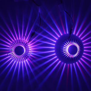 Girasole 3W RGB AC 220V KTV Lampada da parete a LED a soffitto Illuminazione 220V Lampade da cortile a LED su e giù Lampade per lampade da cancello per la decorazione domestica