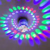 2023 luce notturna a prezzo economico Luci decorative a LED a parete con foro a spirale RGB LED