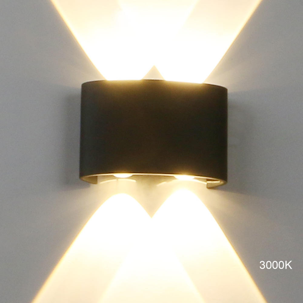 La lampada da parete esterna calda di vendita 4W LED impermeabilizza l'illuminazione del portico del giardino IP65