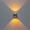 La fabbrica vende direttamente applique da parete a doppio cristallo da 6 W. Lampade decorative a led per la decorazione domestica, la migliore lampada per l'home office