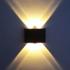 Lampada da parete a led ovale nera 4W Illuminazione esterna impermeabile per portico da giardino