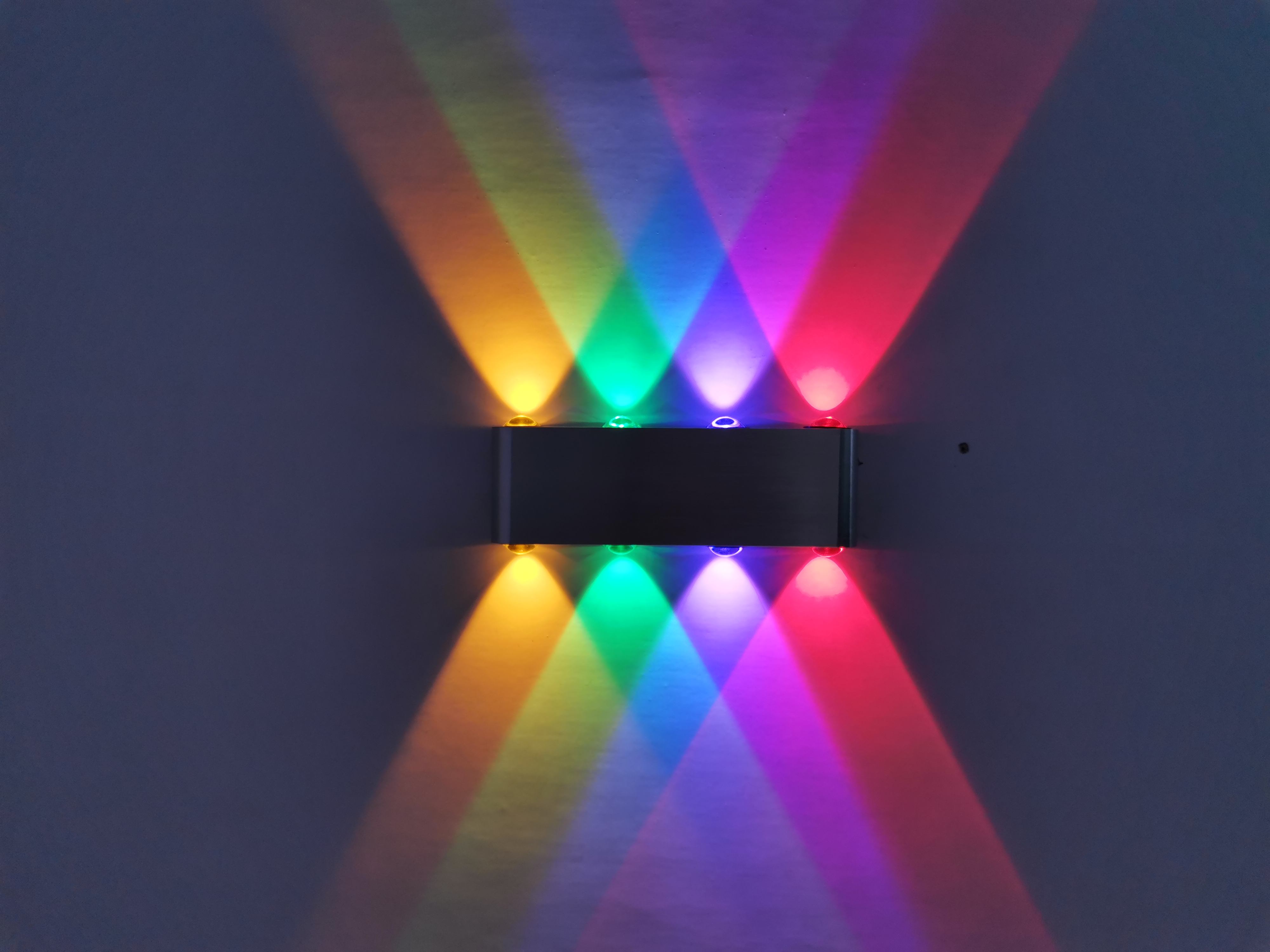 8W Simple Nordice style Luce per interni a risparmio energetico verso l'alto e verso il basso Luce per scale a LED in alluminio con applique a LED per scale