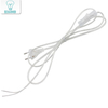 Cavo a 2 linee da 0,75 mm Cavo da 1,8 m On Off Cavo di alimentazione per lampada a LED con interruttore a pulsante Spina UE / USA Commutazione luce Prolunga cavo trasparente