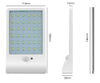 LED COB Luce solare Lampada da parete con sensore di movimento per esterni Lampada da giardino impermeabile Faretti Lampada di sicurezza stradale via di emergenza