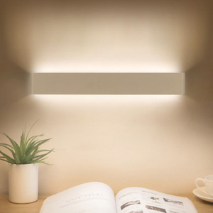 Lampada da parete a led rettangolare Applique da comodino 110V 220V Soggiorno Specchio da bagno Luce Corridoio interno
