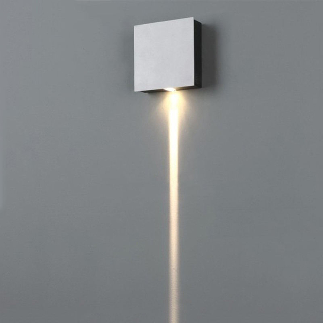 Lampada da parete a soppalco lmap a led quadrata argento di buona qualità Prezzo di fabbrica illuminazione interna moderna