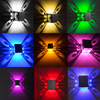 Lampada da parete a farfalla 3W LED Sconce Led a parete in alluminio leggero per corridoio Camera da letto Corridoio Portico Sfondo Apparecchio di illuminazione