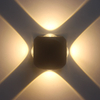 Lampada da parete a led 4W per esterni a led impermeabile edificio esterno cancello balcone giardino cortile