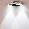 Moderna 6W LED Lampada da parete per interni Riparo in alluminio Illuminazione domestica Camera da letto Soggiorno Corridoio Decorare applique da parete AC85-265V Ruota