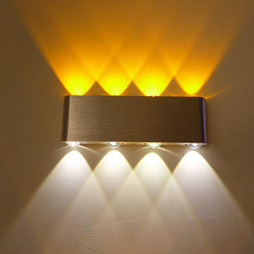 Hagood Lampada da parete su e giù Lampada da parete a Led 8W per interni Camera Office Hotel Fai da te Color Goods Lampada da parete impermeabile