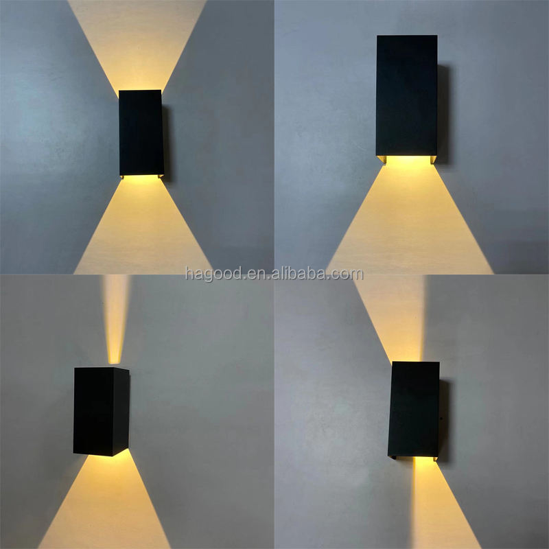 Impermeabile IP65 Moderna lampada da parete a led 12W Dimmerabile LED Scale Sconce Light per soggiorno Corridoio Sfondo luce AC85-265V