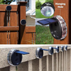 ABS LED Giardino Lampada solare Fiore Colore argento Illuminazione esterna impermeabile ringiovanimento applique da esterno ringiovanimento applique da esterno ringiovanimento applique da esterno