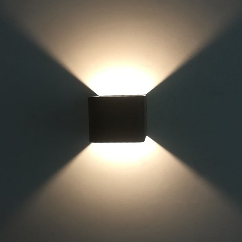 Applique da parete per camera d'albergo Scala economica Applique da parete a led Applique moderne per interni Quadrati a parete E-commerce RGB Club Novità KTV