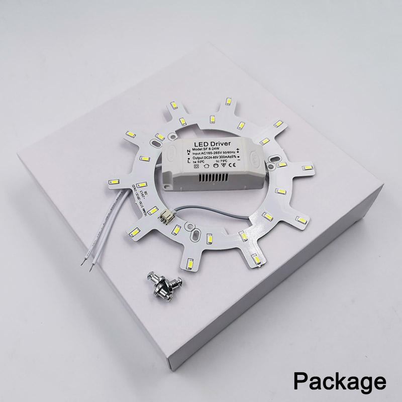 Moderne plafoniere a LED 12-24W Modulo sorgente luminosa da cucina AC220V Soggiorno Illuminazione a soffitto a risparmio energetico Retrofit Board