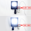 10W - 50W lampada solare applique solari per esterni led lampada solare percorso scala applique da parete impermeabile per esterni lampade da parete solari per esterni Led Flood Light Led Spotlight lampione