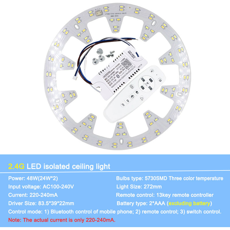 Superficie della sorgente luminosa sostitutiva Smart 2.4G per il soffitto del lampadario a soffitto con telecomando