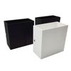 Cube CoB 6W LED Up And Down Wall Sconce AC85-265V Camera da letto Comodino Cubo Applique da parete per interni Decorazione in alluminio Apparecchio di illuminazione