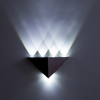 Rifornimento di fabbrica Lampada da parete a LED grande triangolo 5W corridoio in alluminio luce KTV camera da letto soggiorno sfondo decorazione della parete lampada