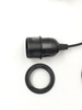Spina a filo Portalampada di sale dell'Himalaya Spina Accessori per lampade da tavolo 301 303 Interruttore Interruttore dimmer Spina EU/AU/EU Spina a tre poli Portalampada E27