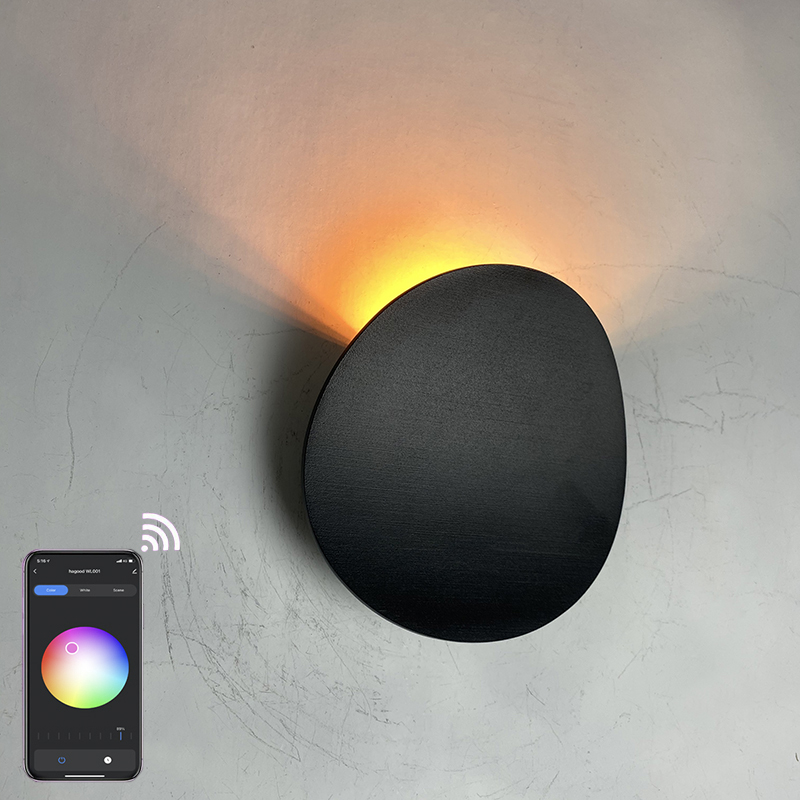 Lampada da parete 9W lampada intelligente lampada da parete per esterni a led applique Tuya controllo app lampada da parete per esterni impermeabile luce regolabile colore regolabile